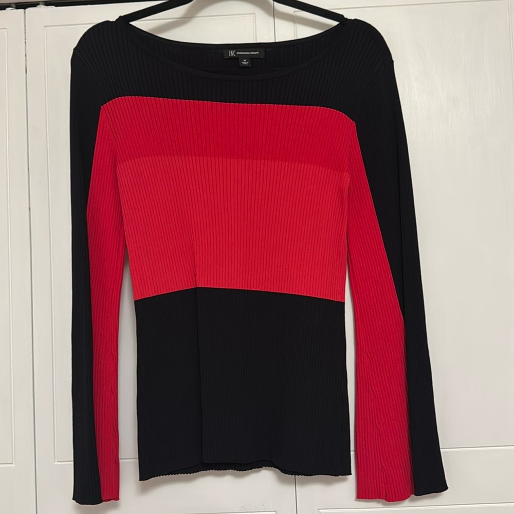 INC colorblock top 💄hot